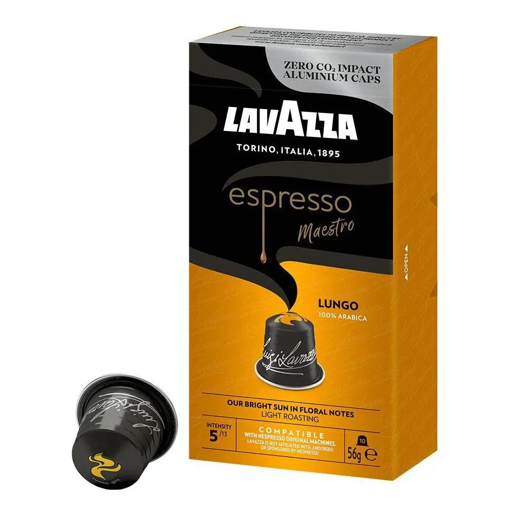 Lavazza Espresso Maestro Lungo Nespresso Compatible Coffee Capsules - 10 Capsules at Coffee & Cream Egypt