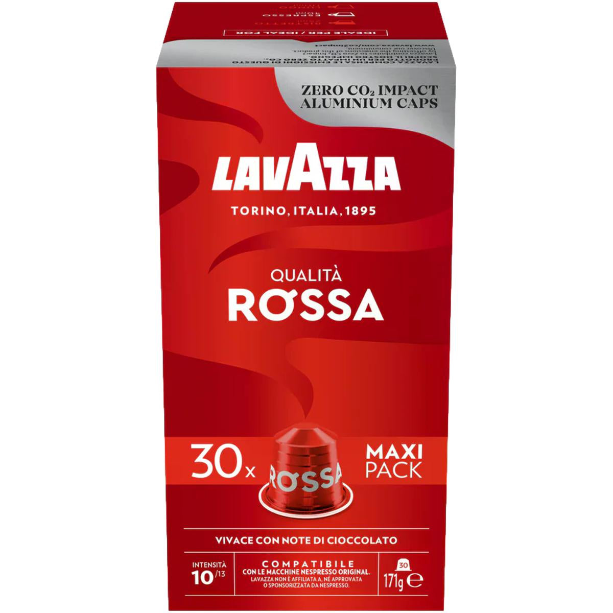 Lavazza - Rosso Alu Capsules for Nespresso 30 pcs