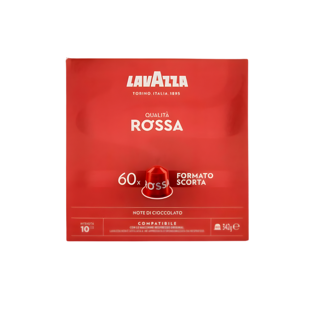 Lavazza - Qualita Rossa Compatible with Nespresso  - Pack 60 capsules