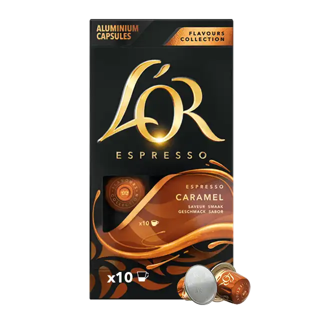 L'or - Caramel Compatible with Nespresso-10 Capsules
