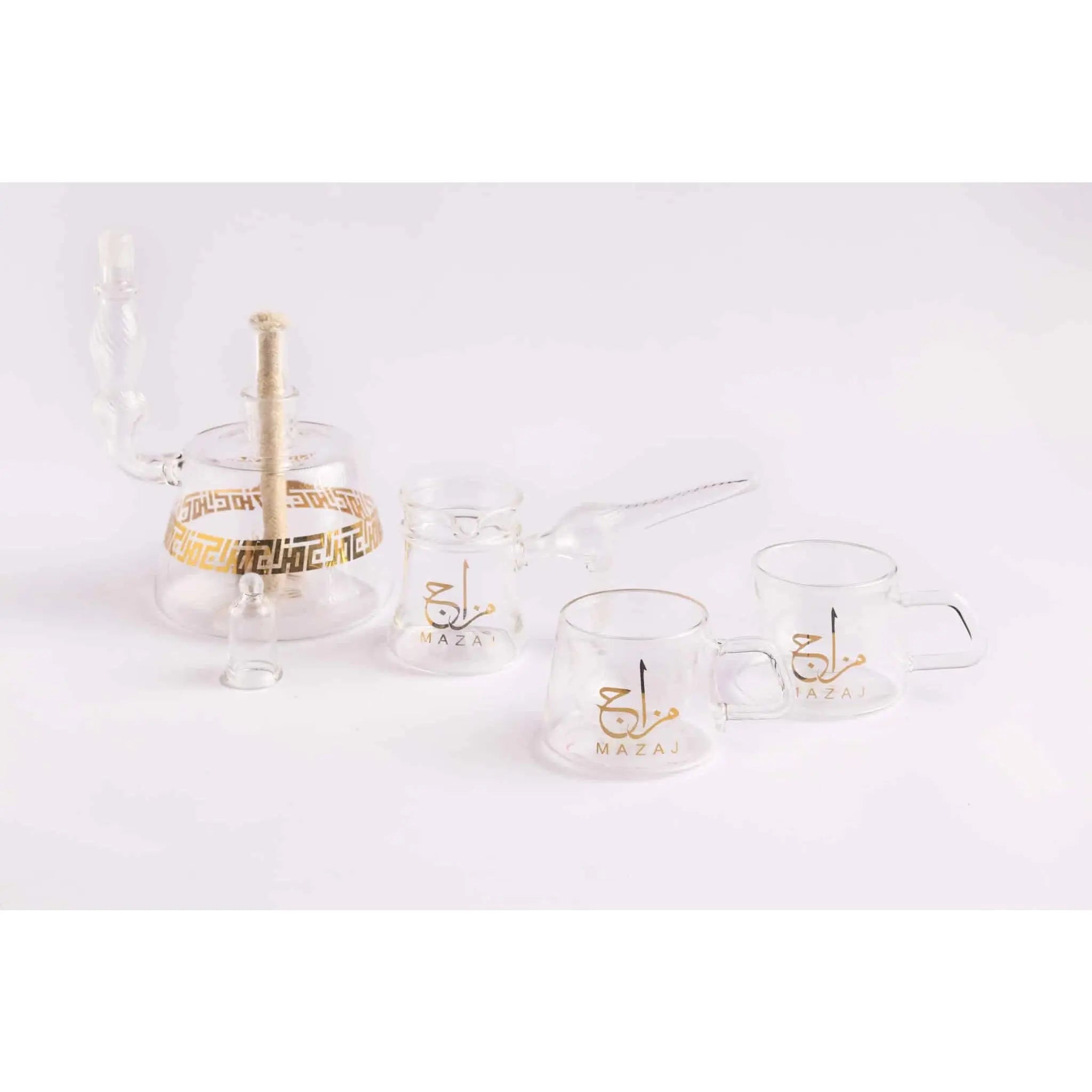 Order Handmade Glass - Mazaj Turkish Coffee Set for LE 2220.00 at Coffee & Cream, All your coffee needs in one place. Shop Coffee, Beans, Ground Coffee, Instant Coffee, Creamers, Coffee Machines, Blenders, equipment and more. 50+ Brands Monin, Lavazza, St