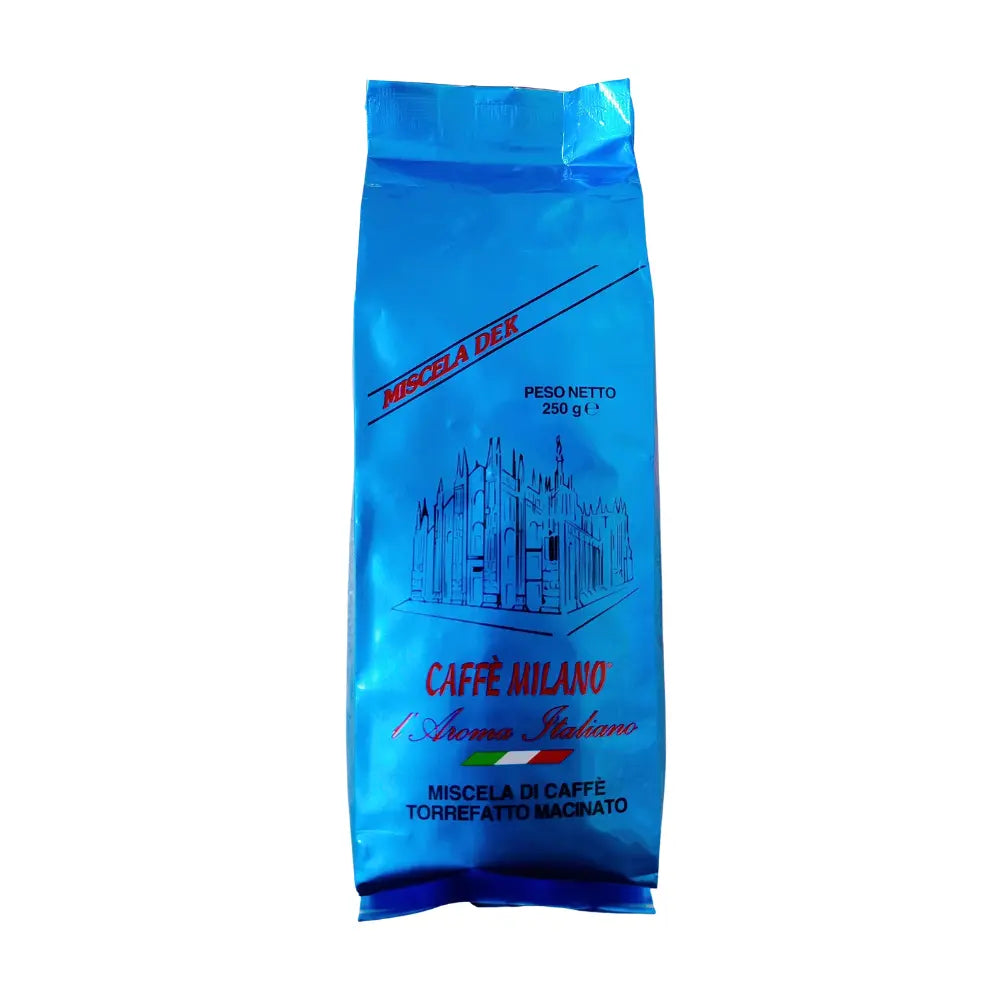 Caffe Milano - Blue Espresso Ground Coffee - 250g coffee & cream