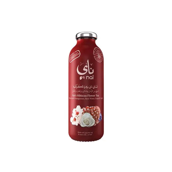 Tawzeea Nai -Hibiscus Flower Tea-Infused With Pomegranate ,Rose Water ,Grape and Apple- No Added Sugar-370ml. at Coff...