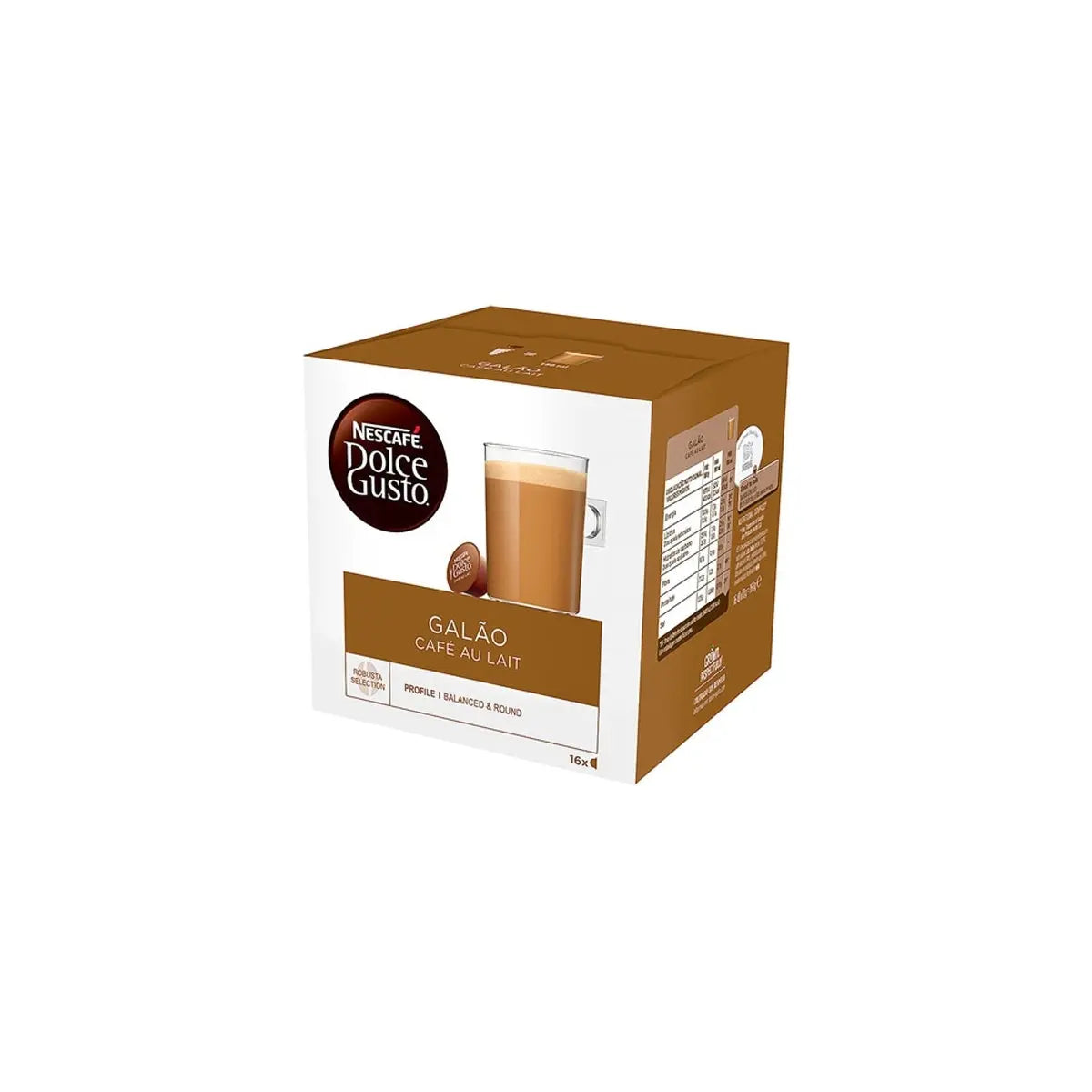 Nescafe Dolce Gusto Café au lait - 16 Capsules coffee & cream