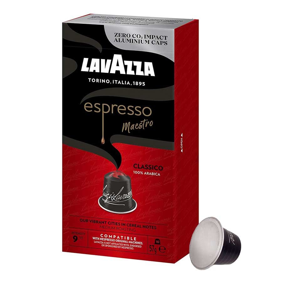 Lavazza - Espresso Maestro Classico Compatible by Nespresso -10 Capsule