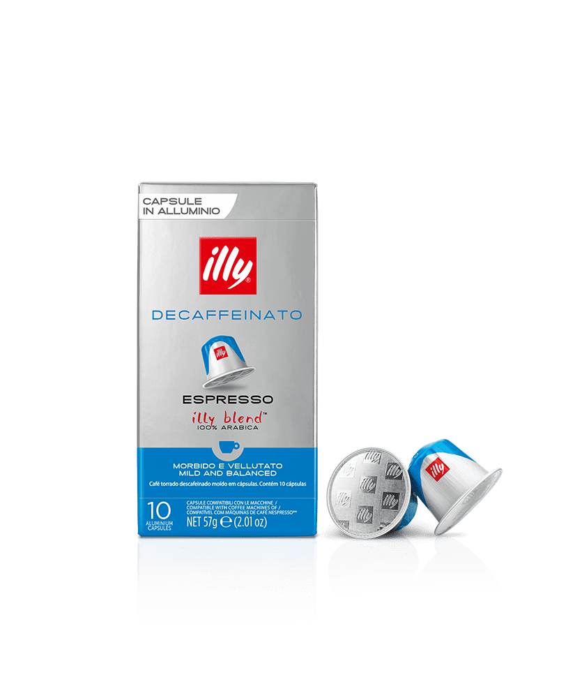 Illy - Decaffeinated coffee Capsules Compatible by Nespresso -10 capsules