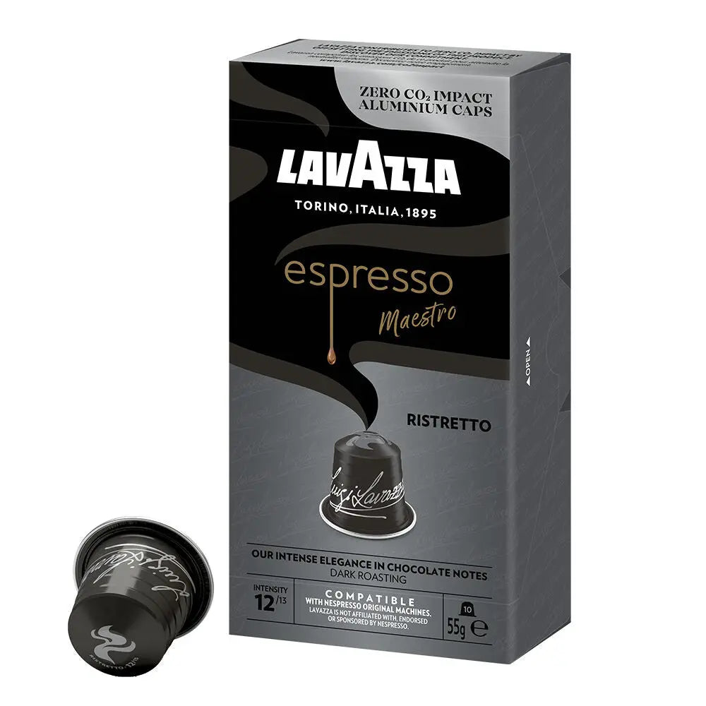 Lavazza Espresso Maestro Ristretto Nespresso Compatible Coffee Capsules - 10 Capsules at Coffee & Cream Egypt