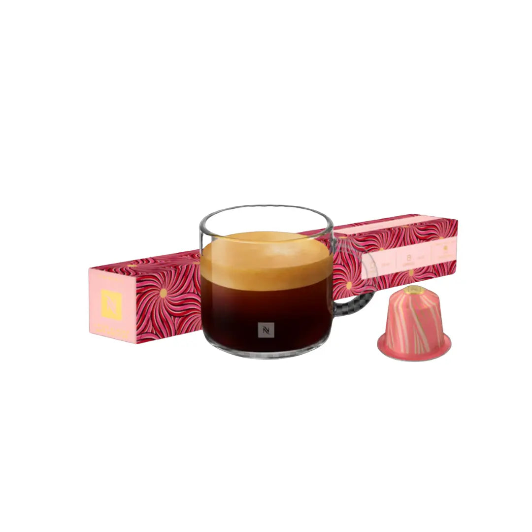 Nespresso Sweet Almond and Hibiscus Espresso - Limited Edition Original Espresso Capsules - Intensity 6 - 10 Capsules...