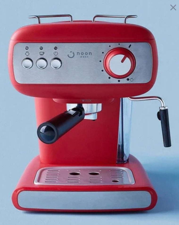 Noon East Manual Coffee Machine Red