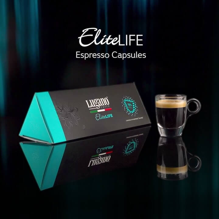 Lugano Caffé - Elite Life Compatible by Nespresso - 10 capsules