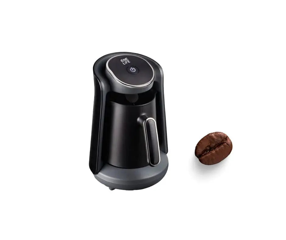 One Life - Coffee Pot Machine CP20S - Black & Silver (1 year warranty) at Coffee & Cream Egypt