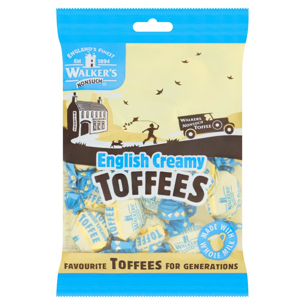 Walkers English Creamy Toffees 150g pack