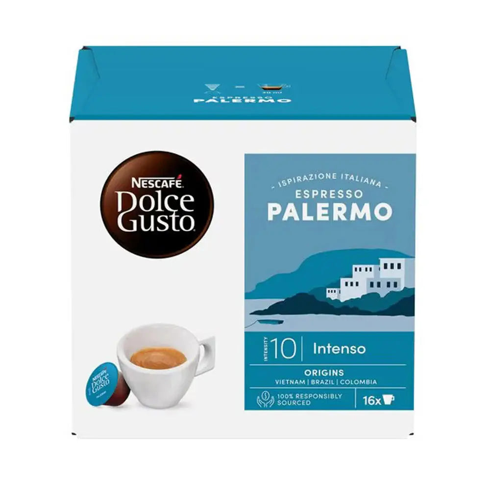 Nescafe Dolce Gusto Espresso Palermo Intenso Coffee Capsules - 16 Capsules at Coffee & Cream Egypt