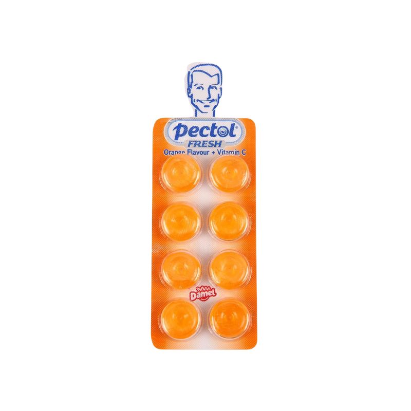 Pectol Fresh - Bonbon With Orange Flavour - 8 Tablets