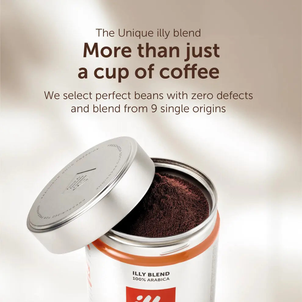 Illy - Ethiopia Ground Espresso Coffee - 125g Coffee & Cream