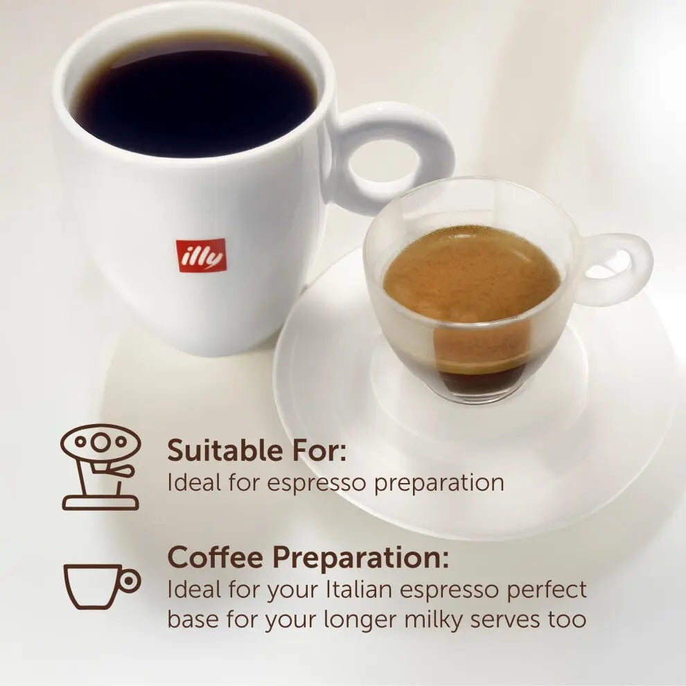 Illy - Decaffeinato Ground Espresso Coffee - 125g Coffee & Cream