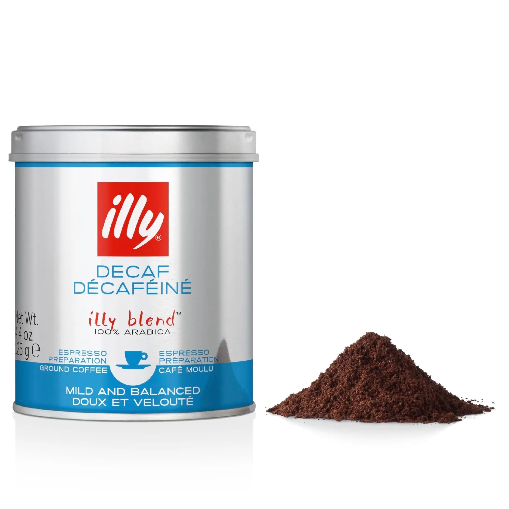 Illy - Decaffeinato Ground Espresso Coffee - 125g at Coffee & Cream Egypt