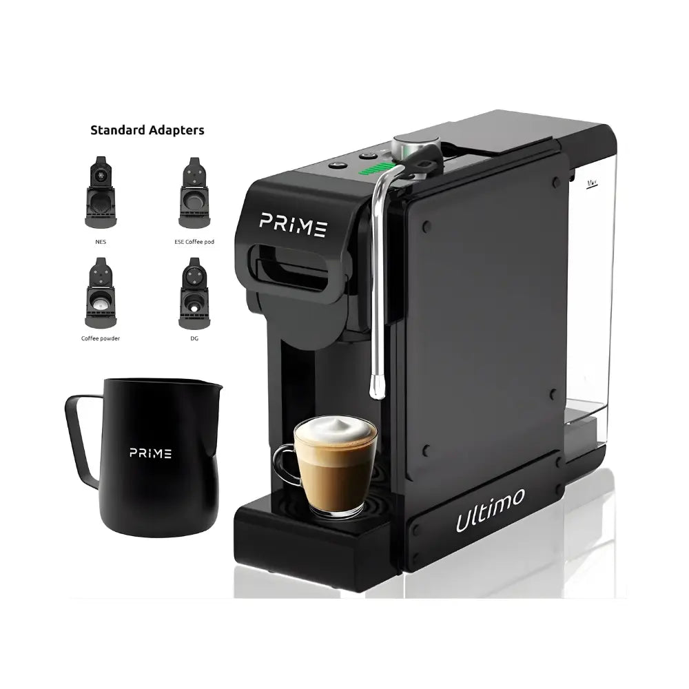 PRIME - Ultimo 7 in 1 Multi Capsule Coffee Machine - with Gifts Coffee & Cream