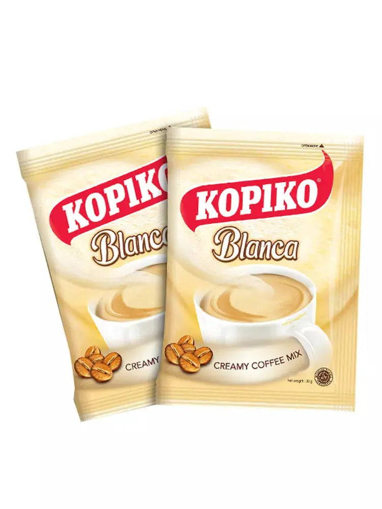 Order Kopiko - Blanca Creamy Coffee Mix - 900g (30*30g) for LE 395.00 at Coffee & Cream, All your coffee needs in one place. Shop Coffee, Beans, Ground Coffee, Instant Coffee, Creamers, Coffee Machines, Blenders, and more. 50+ Brands Monin, Lavazza, Starb