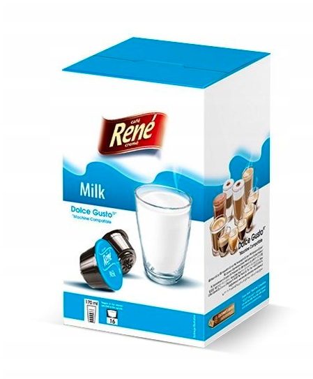 René - Milk Dolce Gusto Pods -16 capsules