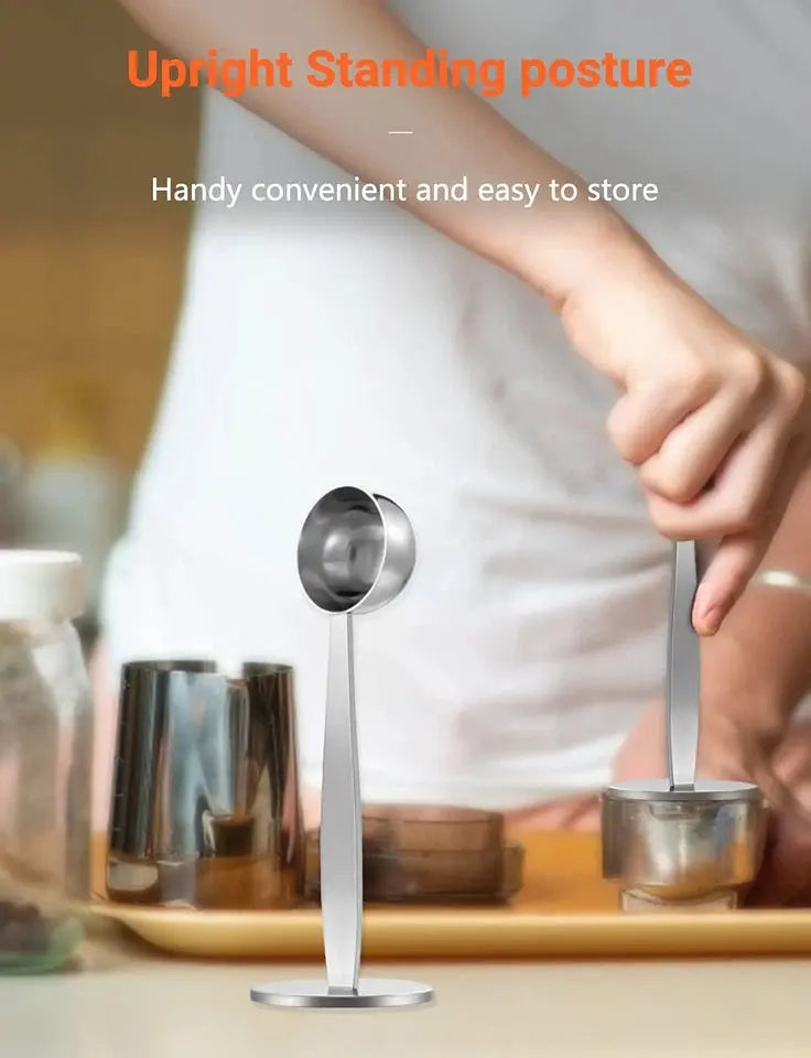 Order Stainless Steel Coffee Scoop & Tamper 2-in-1 for LE 355.00 at Coffee & Cream, All your coffee needs in one place. Shop Coffee, Beans, Ground Coffee, Instant Coffee, Creamers, Coffee Machines, Blenders, and more. 50+ Brands Monin, Lavazza, Starbucks,
