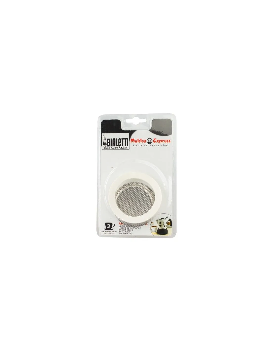 Bialetti Mukka Express Aluminium Cappuccino Machine Seal - 2 Cups