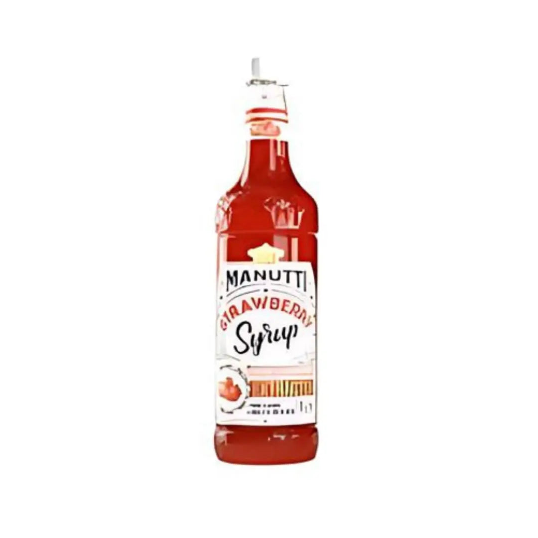 Manutti Strawberry Syrup - 1L at Coffee & Cream Egypt