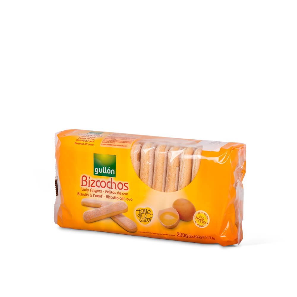 Order Gullón - Lady Fingers - 200g for LE 72.00 at Coffee & Cream, All your coffee needs in one place. Shop Coffee, Beans, Ground Coffee, Instant Coffee, Creamers, Coffee Machines, Blenders, and more. 50+ Brands Monin, Lavazza, Starbucks, Nespresso, Arzum