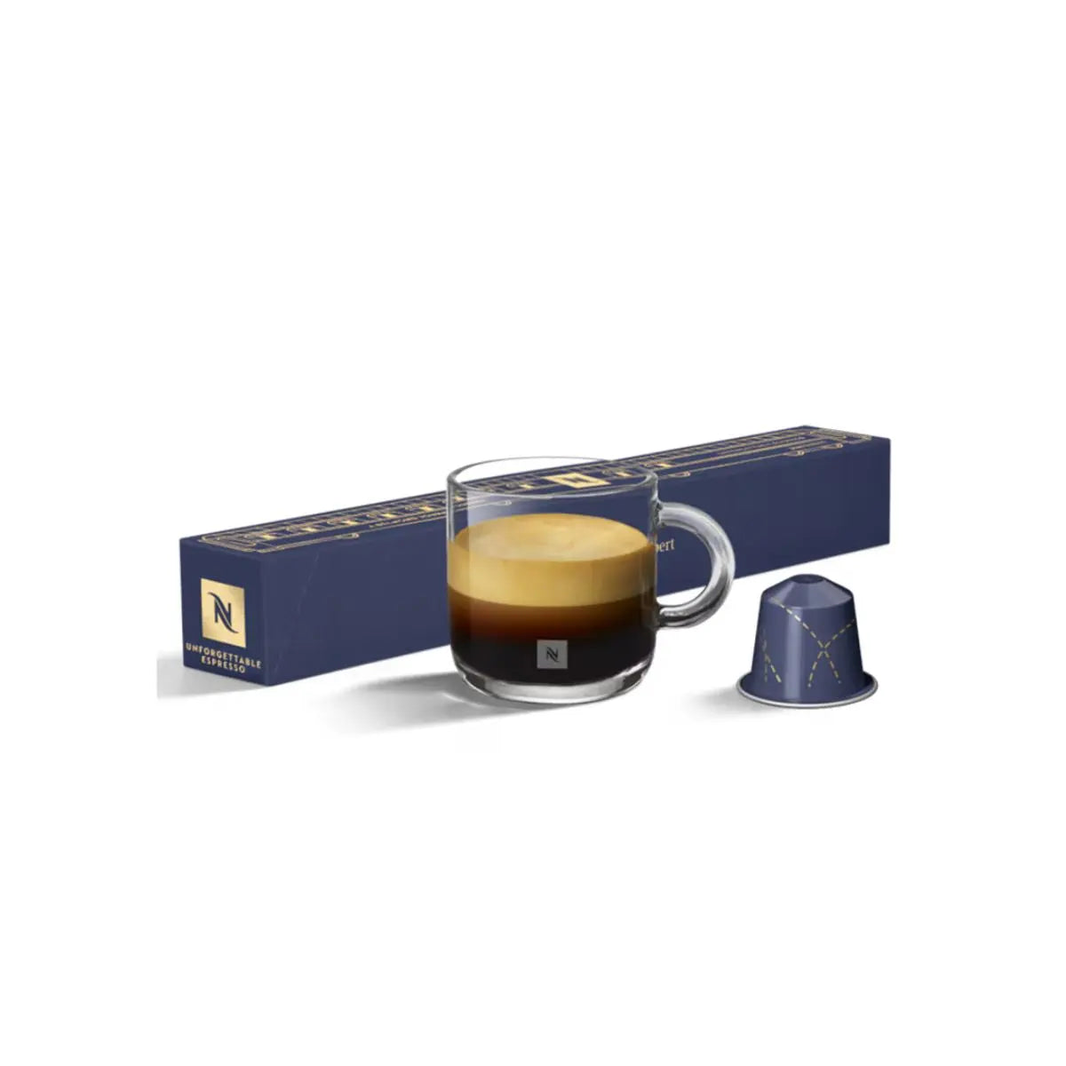 Nespresso Marketplace Nespresso Unforgettable Espresso Flavor Original Espresso Capsules - Intensity 8 - 10 Capsules...