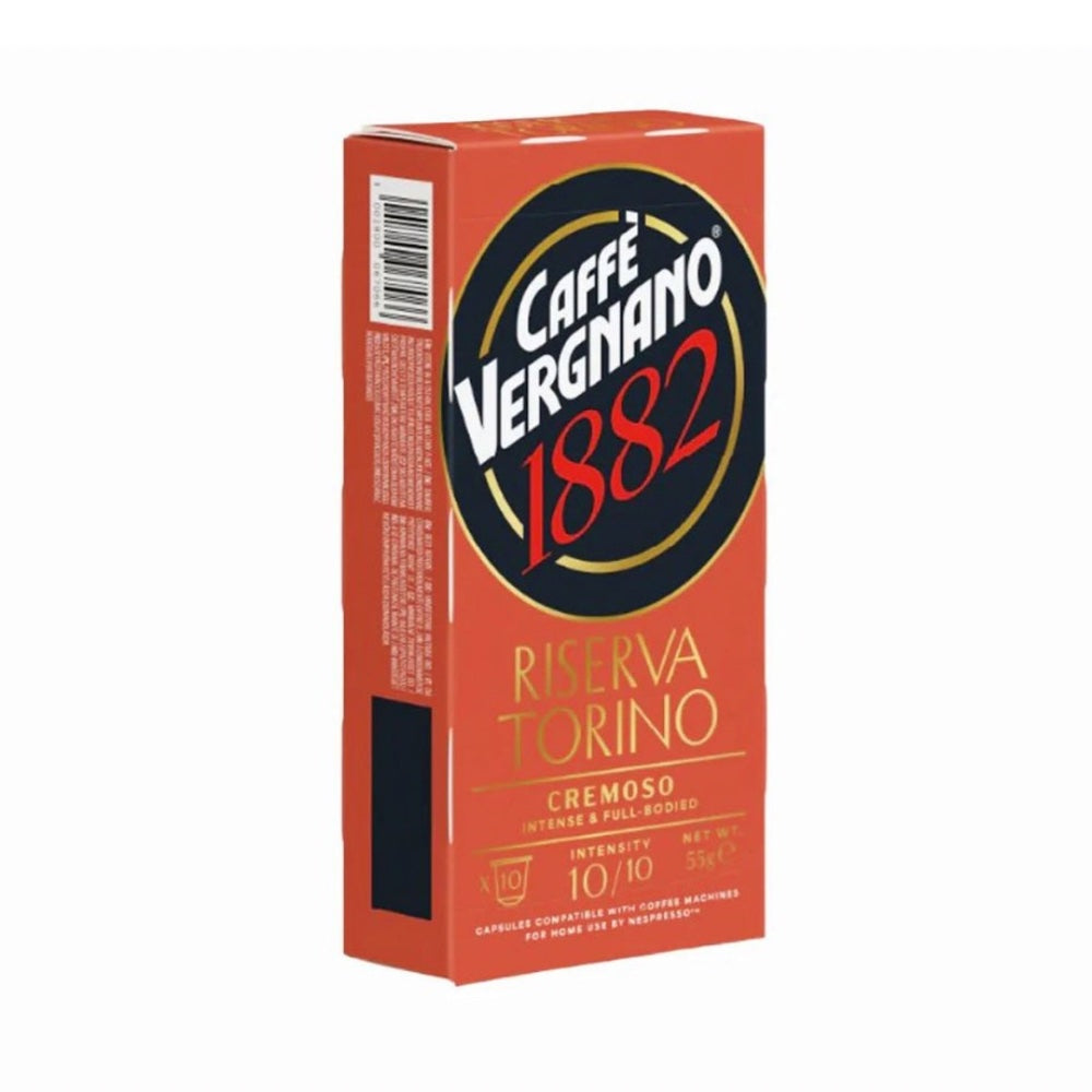 Caffè Vergnano Cremoso Riserva Torino — Nespresso Compatible (10 Capsules)