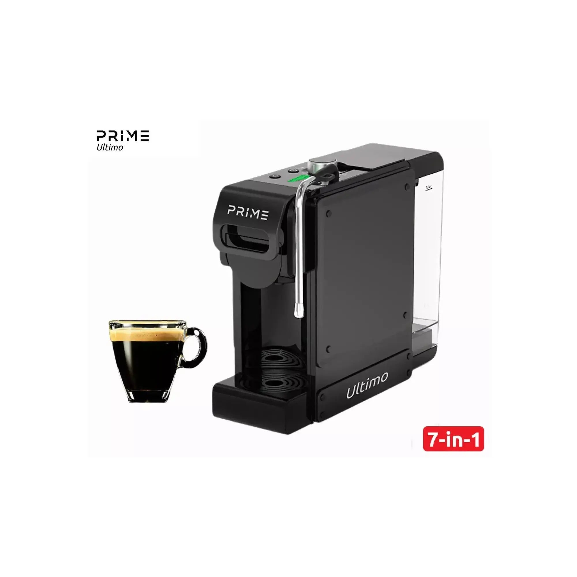 PRIME - Ultimo 7 in 1 Multi Capsule Coffee Machine - with Gifts Coffee & Cream