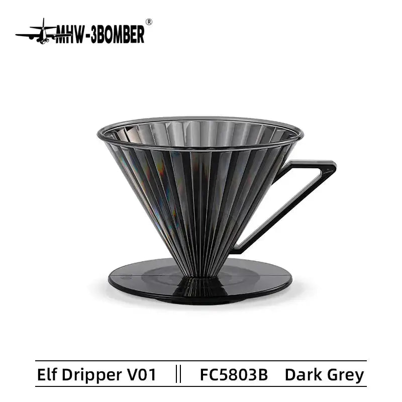 Order MHW - V60 Elf Dripper 01 - Dark Grey for LE 500.00 at Coffee & Cream, All your coffee needs in one place. Shop Coffee, Beans, Ground Coffee, Instant Coffee, Creamers, Coffee Machines, Blenders, and more. 50+ Brands Monin, Lavazza, Starbucks, Nespres