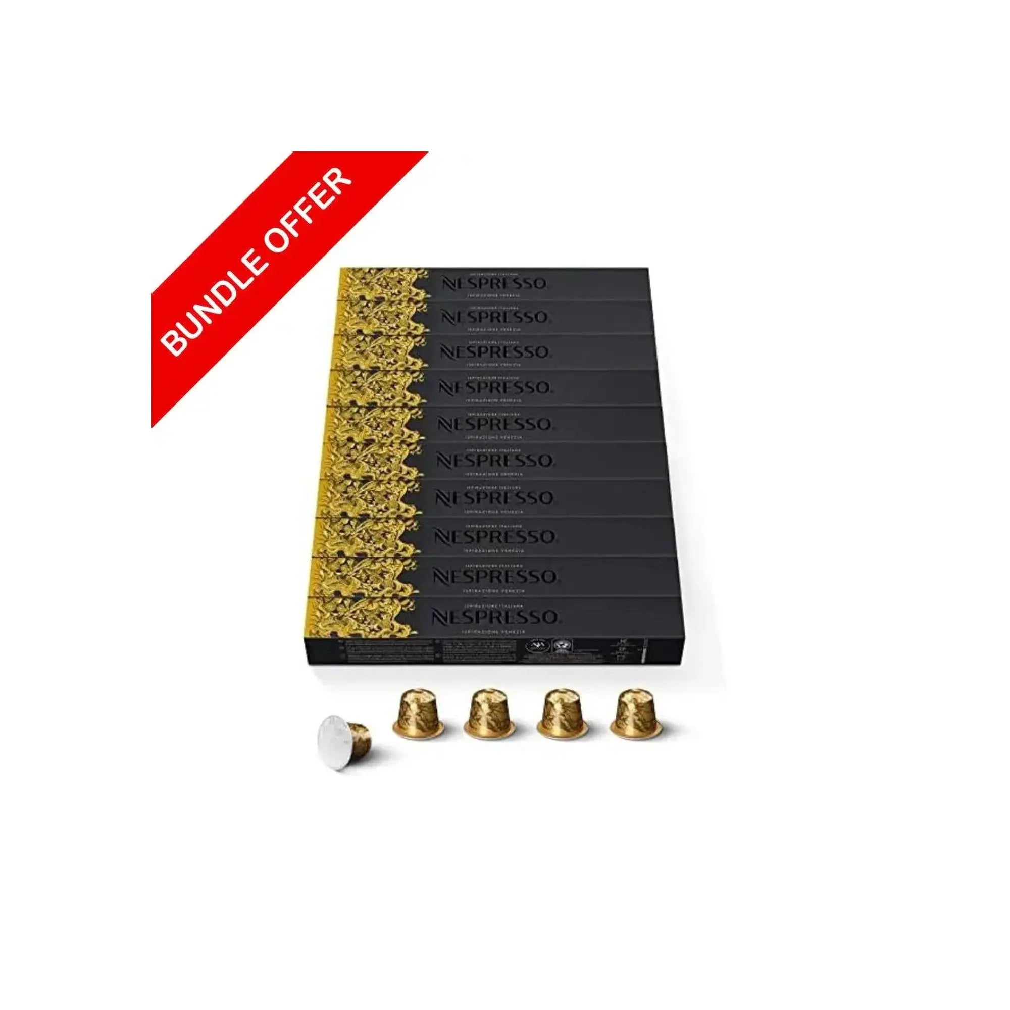 (100 Capsules) Nespresso - Venezia - 10 Capsules X10 - Bundle at Coffee & Cream Egypt