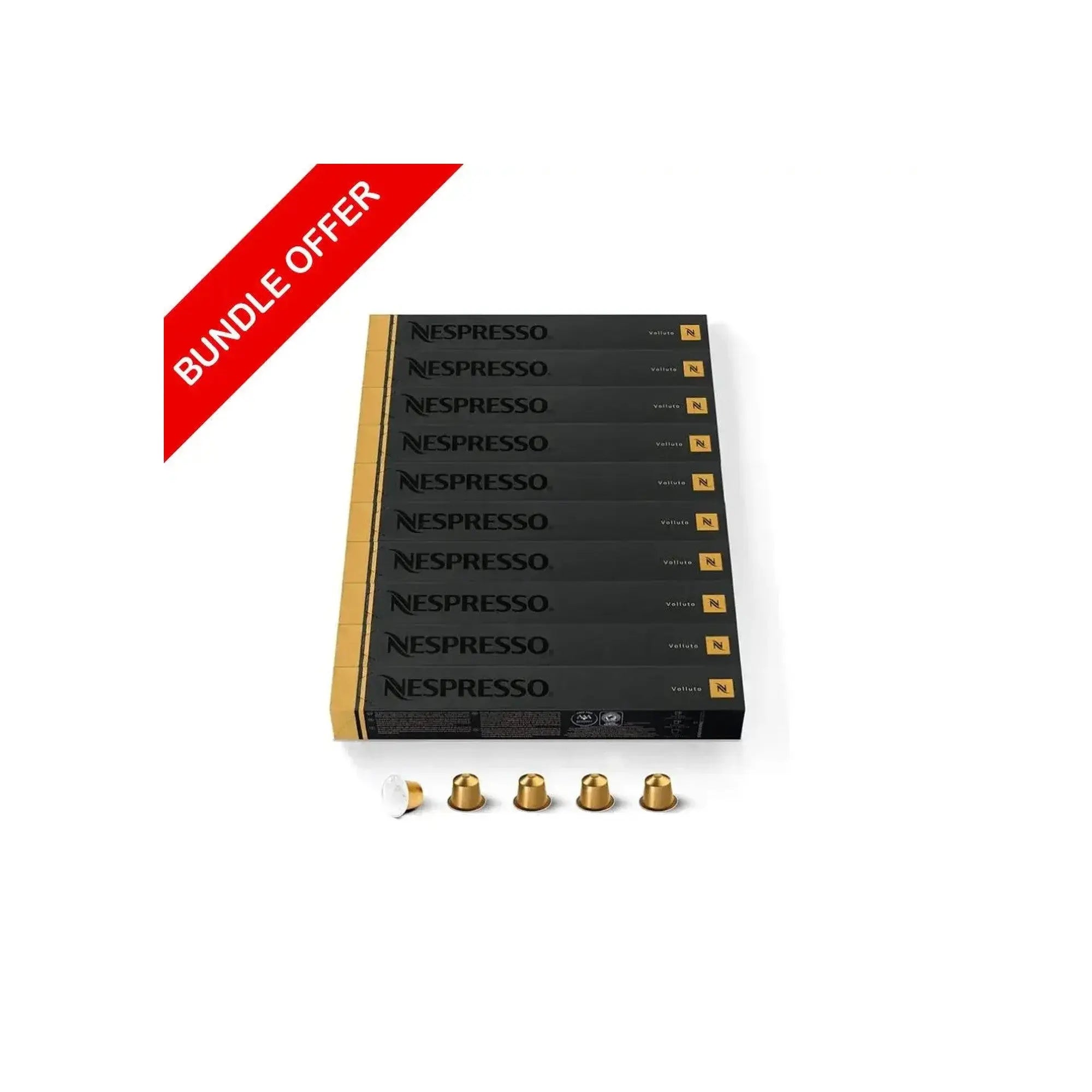 (100 Capsules) Nespresso - Volluto - 10 Capsules X10 - Bundle at Coffee & Cream Egypt