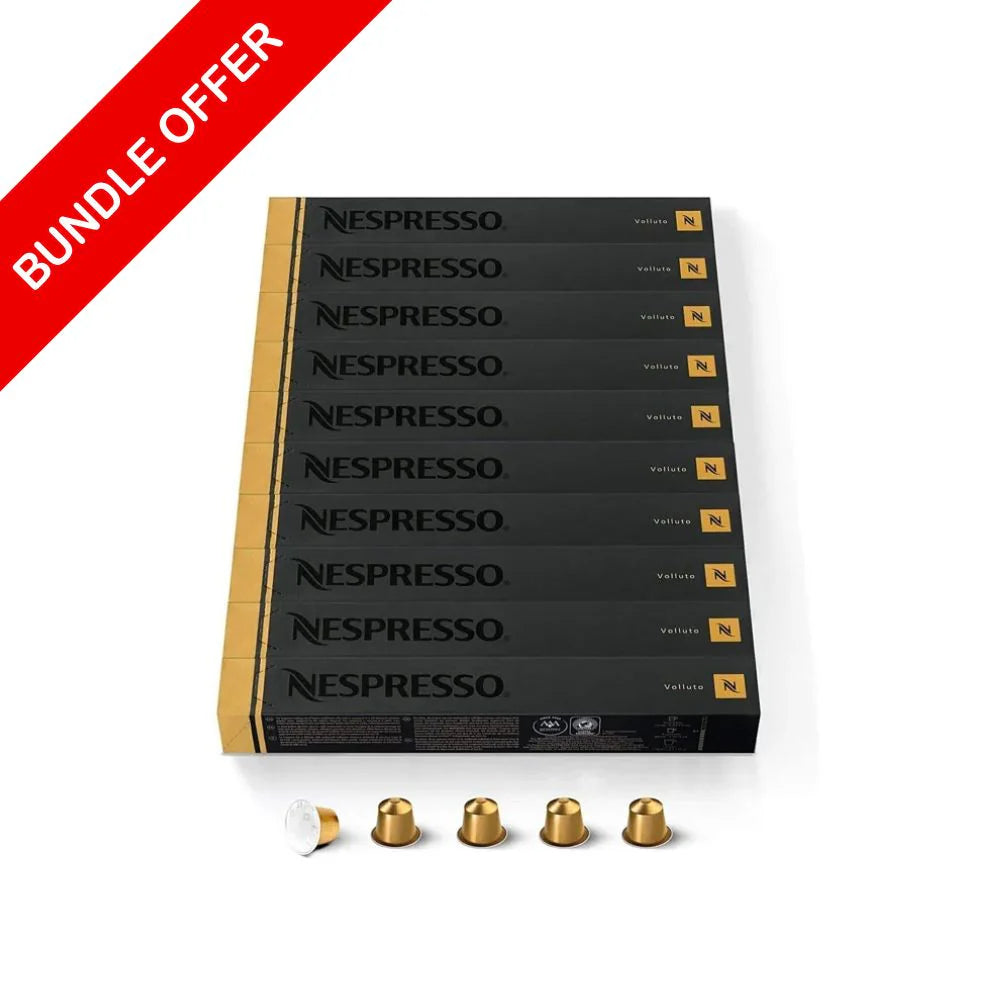 (100 Capsules) Nespresso - Volluto - 10 Capsules X10 - Bundle
