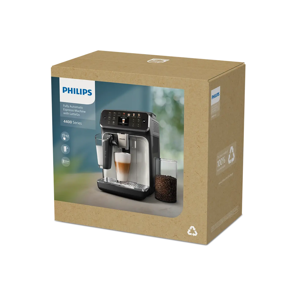 Order Philips EP4400 Bean To Cup Coffee machine 12 Different Drinks for LE 46500.00 at Coffee & Cream, All your coffee needs in one place. Shop Coffee, Beans, Ground Coffee, Instant Coffee, Creamers, Coffee Machines, Blenders, Coffee Makers & Espresso Mac