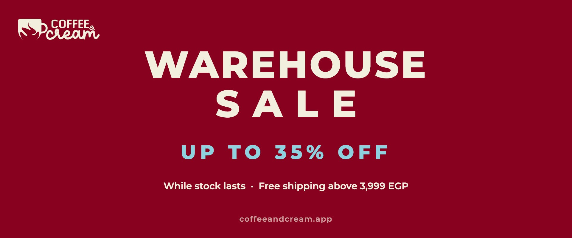 Warehouse Sale, up to 40% off