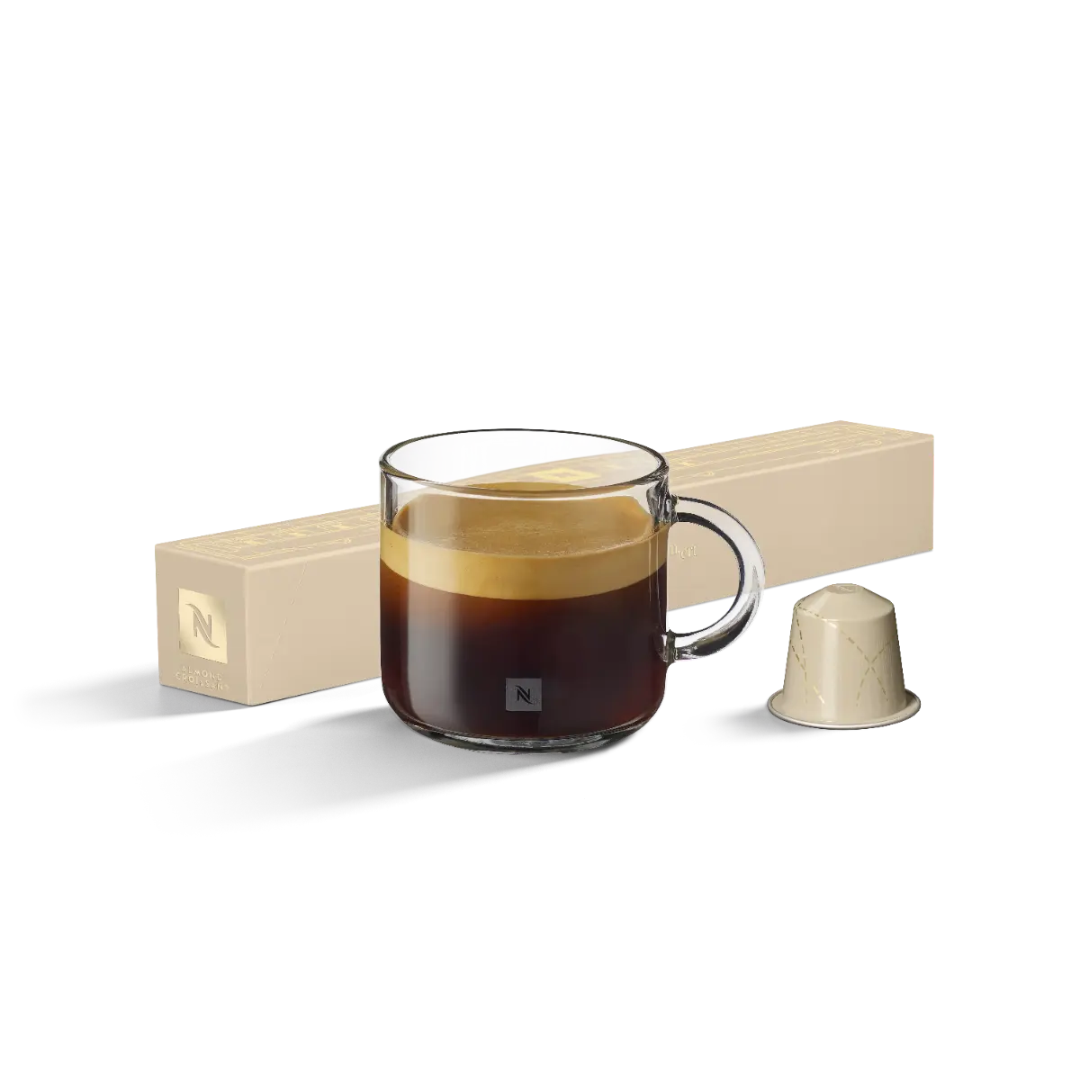 Nespresso Marketplace Nespresso Almond Croissant Flavour Original Espresso Capsules - Intensity 5 - 10 Capsules at Co...