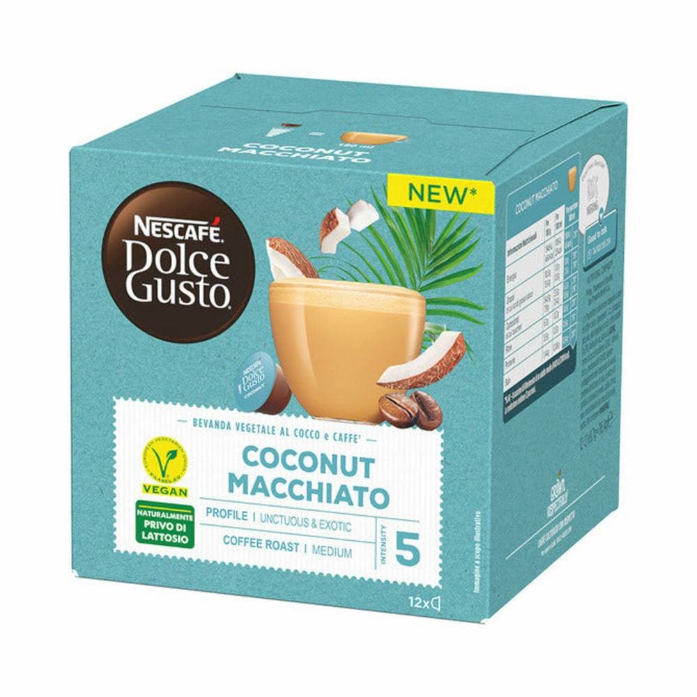 Order Nescafe Dolce Gusto Coconut Macchiato - 12 Capsules for LE 269.00 at Coffee & Cream, All your coffee needs in one place. Shop Coffee, Beans, Ground Coffee, Instant Coffee, Creamers, Coffee Machines, Blenders, Coffee and more. 50+ Brands Monin, Lavaz