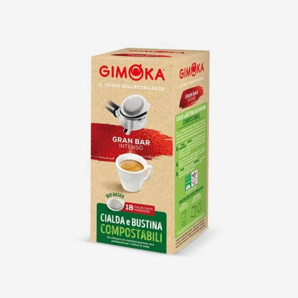 Order Gimoka - Gran Bar - 18 capsules for LE 125.00 at Coffee & Cream, All your coffee needs in one place. Shop Coffee, Beans, Ground Coffee, Instant Coffee, Creamers, Coffee Machines, Blenders, Coffee and more. 50+ Brands Monin, Lavazza, Starbucks, Nespr