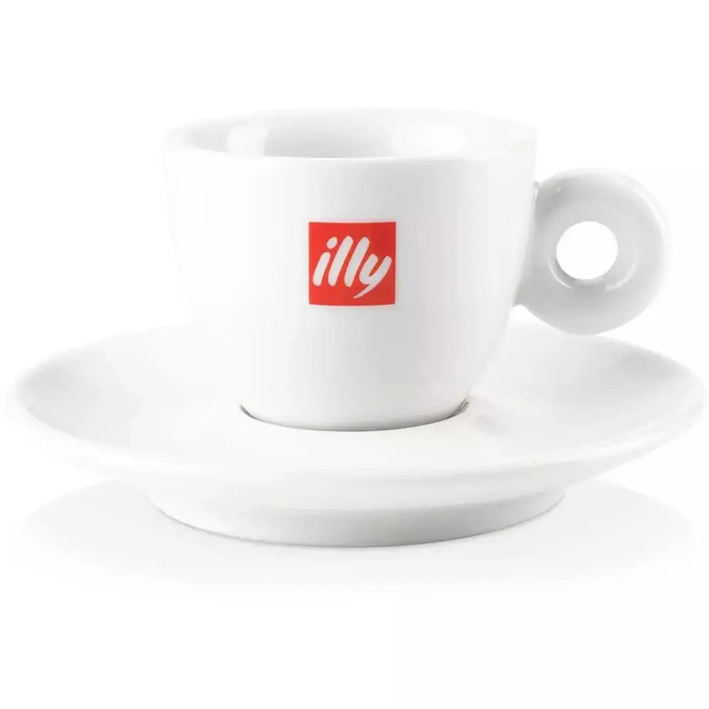 Order Illy - Espresso Cup with Saucer - 60ml for LE 599.00 at Coffee & Cream, All your coffee needs in one place. Shop Coffee, Beans, Ground Coffee, Instant Coffee, Creamers, Coffee Machines, Blenders, and more. 50+ Brands Monin, Lavazza, Starbucks, Nespr
