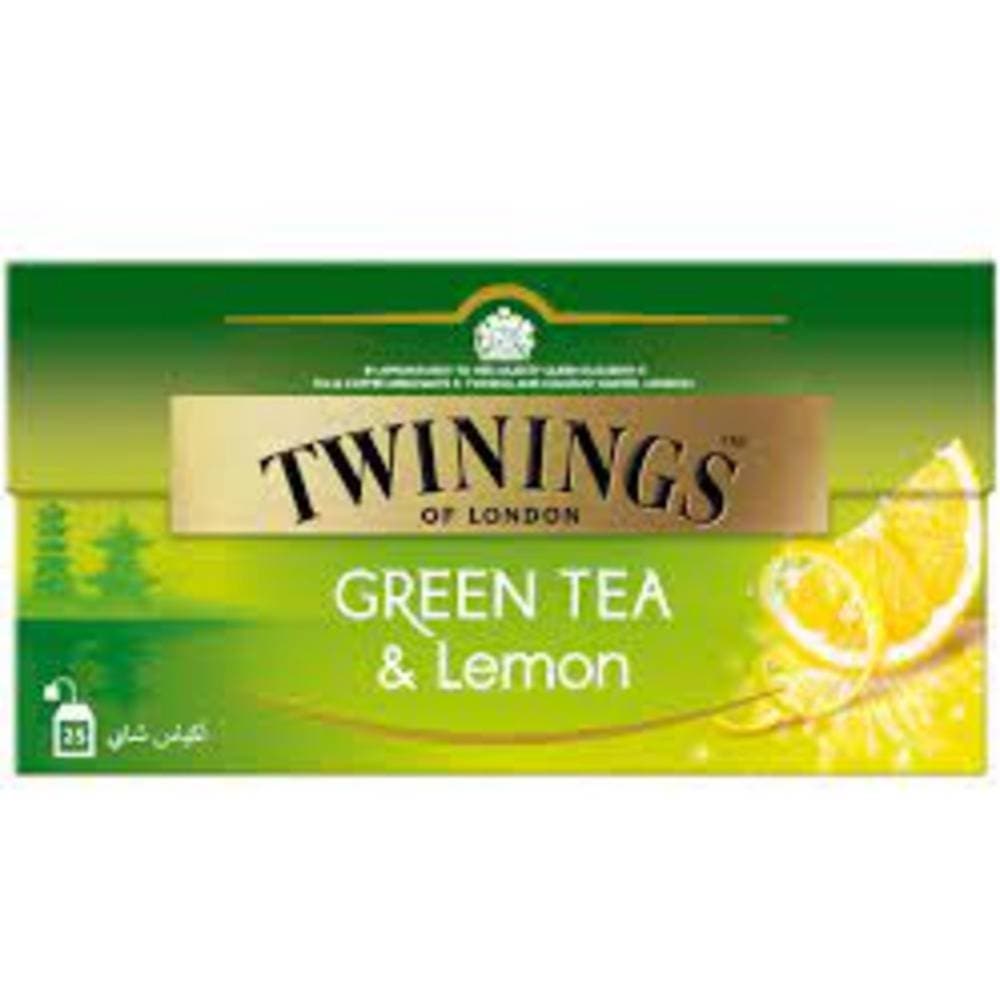 Order Twinings - Green Tea Lemon - 25Bags for LE 105 at Coffee & Cream, All your coffee needs in one place. Shop Coffee, Beans, Ground Coffee, Instant Coffee, Creamers, Coffee Machines, Blenders, and more. 50+ Brands Monin, Lavazza, Starbucks, Nespresso, Arzum, and more. Become your own Baristaeg at home. Delivers All over Egypt. Online payments available, and get your fengany coffee delivered to your home. Product Description: Start your day with a cup of refreshing and lip-smacking tea from Twinings. The