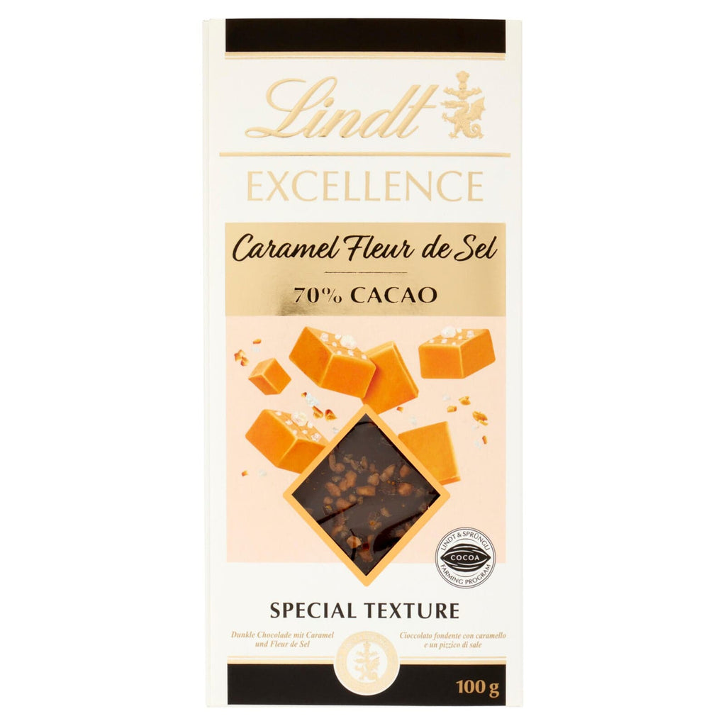 Lindt - Caramel Fleur De Sel 70% Cocoa - 100g