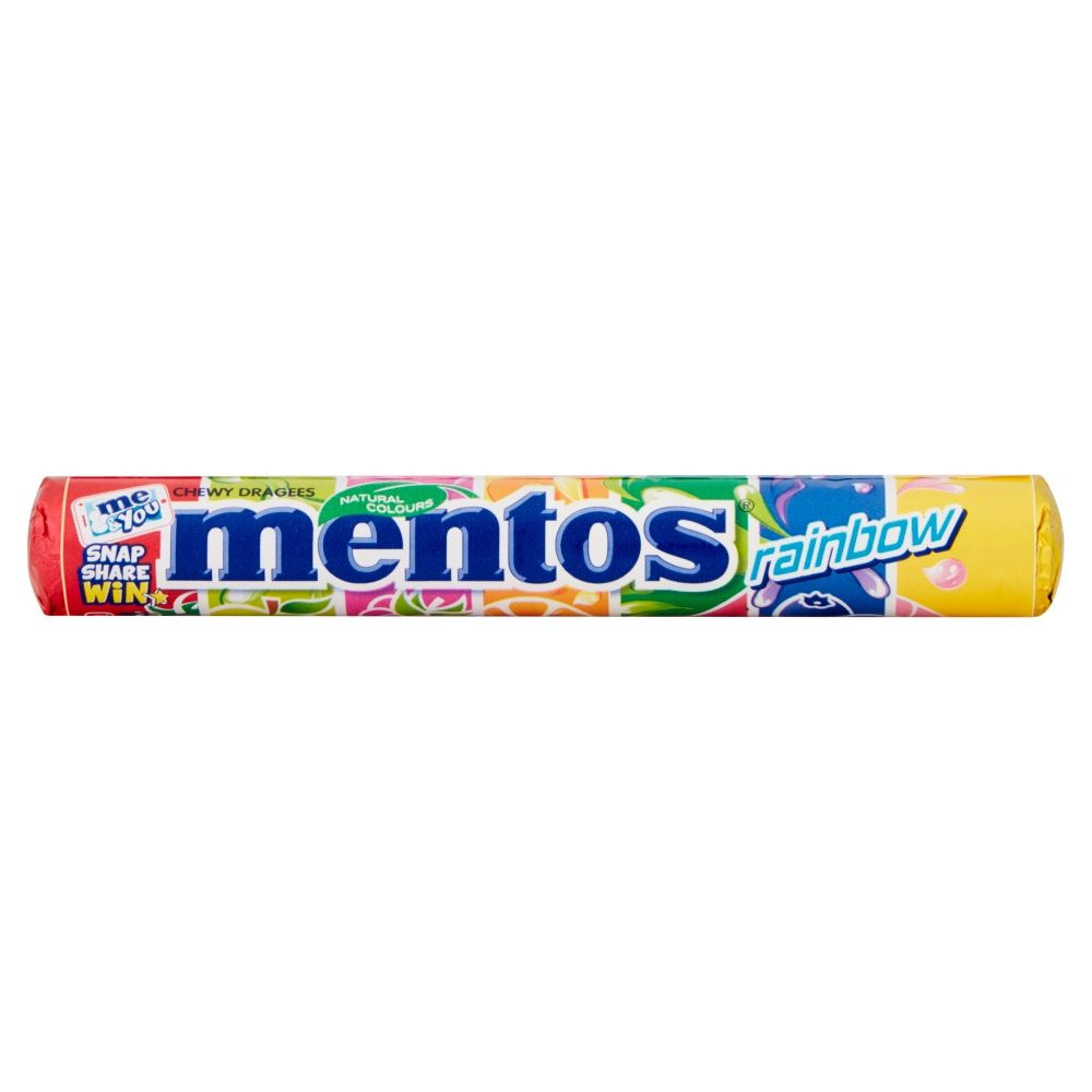 Mentos - Chewy Dragees Rainbow - 37.5  (Imported)