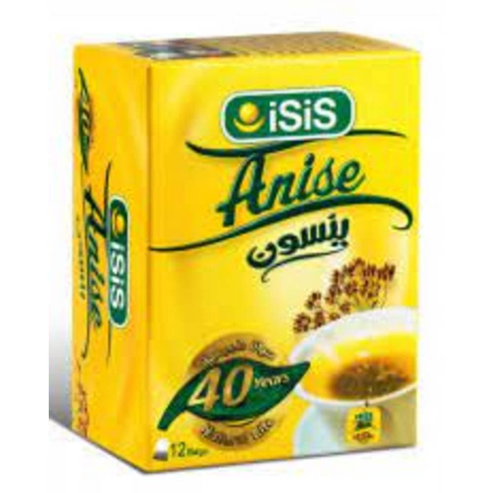 Order Isis - Anise - 12Bags for LE 10 at Coffee & Cream, All your coffee needs in one place. Shop Coffee, Beans, Ground Coffee, Instant Coffee, Creamers, Coffee Machines, Blenders, and more. 50+ Brands Monin, Lavazza, Starbucks, Nespresso, Arzum, and more. Become your own Baristaeg at home. Delivers All over Egypt. Online payments available, and get your fengany coffee delivered to your home. Product Description: Organic anise tea from Egypt. Very sweet