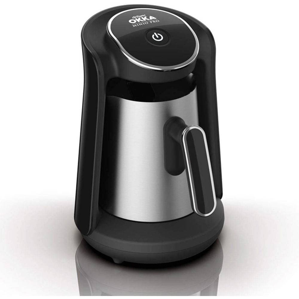 Order Arzum - Okka Minio Pro Turkish Coffee Machine -OK0010-Black/Chrome for LE 2250.00 at Coffee & Cream, All your coffee needs in one place. Shop Coffee, Beans, Ground Coffee, Instant Coffee, Creamers, Coffee Machines, Blenders, Coffee Makers & Espresso