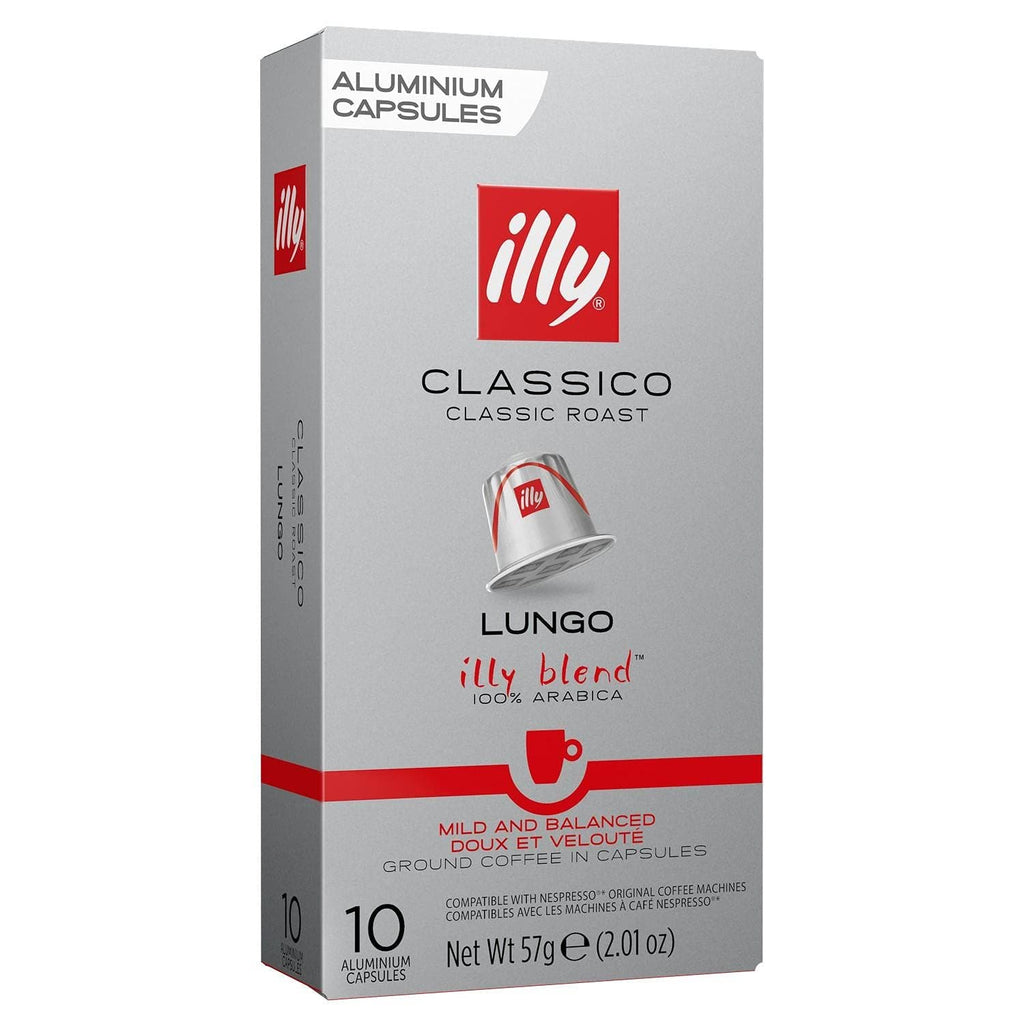 Illy - Classico Lungo Compatible by Nespresso -10 capsules
