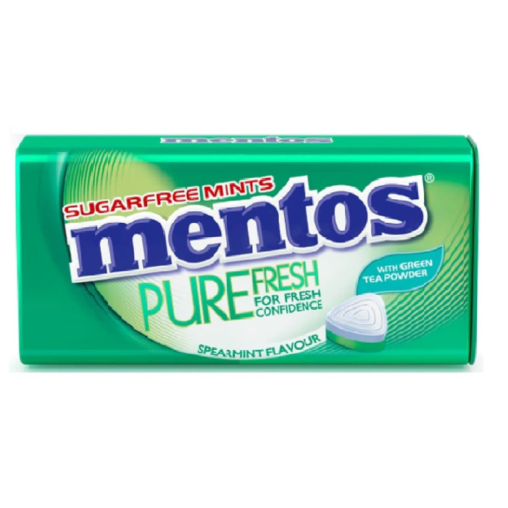 Order Mentos - Spearmint Pure Fresh Tin (Sugar Free) - 35g for LE 72.00 at Coffee & Cream, All your coffee needs in one place. Shop Coffee, Beans, Ground Coffee, Instant Coffee, Creamers, Coffee Machines, Blenders, and more. 50+ Brands Monin, Lavazza, Sta