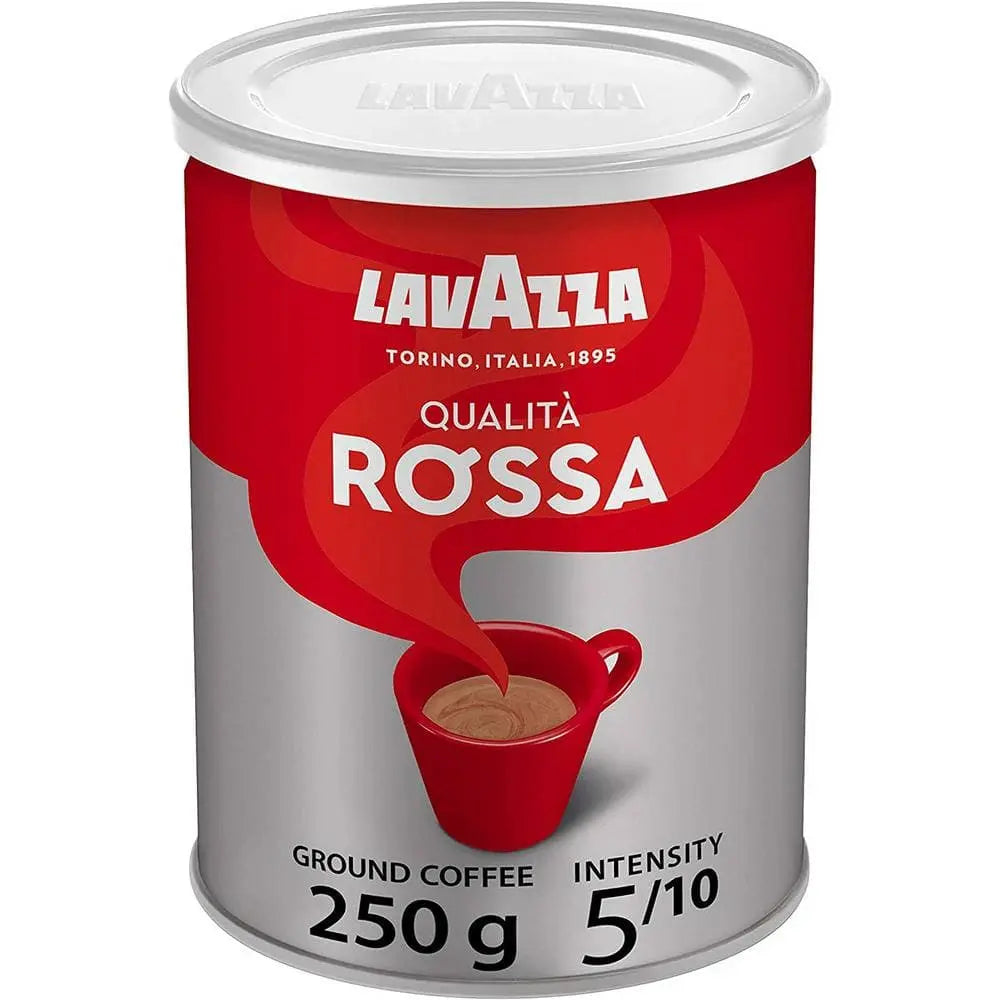 Lavazza Rossa Ground Coffee - Tin - 250g at Coffee & Cream Egypt