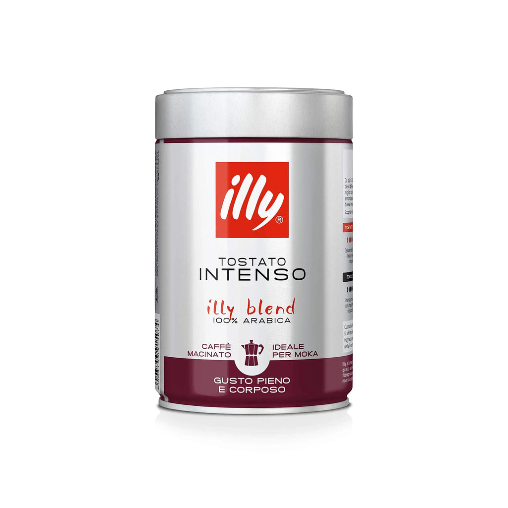 Order Illy - Tostato Intenso Ground Moka Coffee Bold Roast -250g for LE 459.00 at Coffee & Cream, All your coffee needs in one place. Shop Coffee, Beans, Ground Coffee, Instant Coffee, Creamers, Coffee Machines, Blenders, and more. 50+ Brands Monin, Lavaz